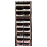 BANK OF BOLT BINS & CONTENTS - Steel zinc hex bolt