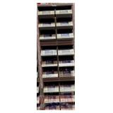 BANK OF BOLT BINS & CONTENTS - Steel zinc hex bolt