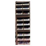 BANK OF BOLT BINS & CONTENTS - Steel zinc hex bolt