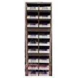 BANK OF BOLT BINS & CONTENTS - Steel zinc hex bolt