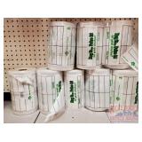 (8) Rolls of plastic bolt bags.