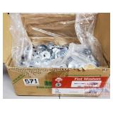 NEW IN BOX - Steel zinc 7/16" flat washer. Box 20
