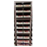 BANK OF BOLT BINS & CONTENTS - Steel zinc nuts, wi