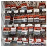 NEW - Steel sheet metal screws by Hillman. Flat he