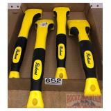 4 Paint scrapers, 14HDL ergo Grip