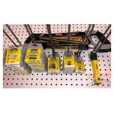 Hacksaw & 28 scraper blades pks & 2 sm. scrapers