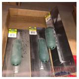 3 trowels - Richard 11", 12", 15" finishing Trowel