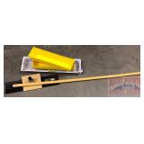 5 Pans & 20" scraper - 4-14" Plastic drywall mug p