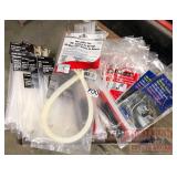 40+ cable tie pkgs and dryer straps