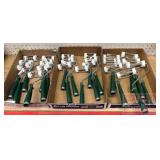 21 ct paint rollers, 7 4", 14" 3", green handles