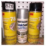 3 items - 2 3M Polystyrene Insulation 18oz cans an