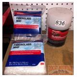 Bondo 3M Body Repair Kit and 2 Bondo Fiberglass Ma