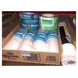 9 items - 4 rolls masking film & 5 rolls tape, Cle