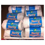 20 - 2 roll pkgs Terry Towels, 100% cotton