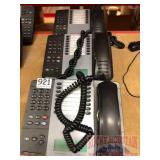 3 Mitel 8528 4 line telephones