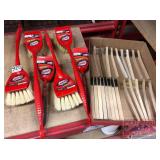 6 Libman scrubbing brushes  & 22 mini brushes
