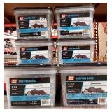 6-30 lb.Rip Rite 1 1/4" Roofing Nails.