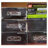 (5) Patio/Deck Nails 8d 2 1/2" - 681pcs 5lbs