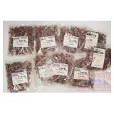 (9) Bags Hex Roofing Screws 1/2" - 250pcs/2.6lbs