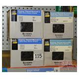 4-5 lb. Boxes, 8X 2 1/2  Drywall Screws.