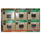 6-5 lb. Boxes, 8X2-1/2" Galv. Deck Screws.