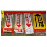 Asst. 9"X24" Signs.