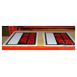 Approx. 19 "For Rent" & "For Sale" Signs.