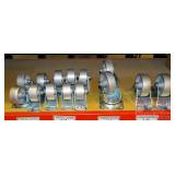 14 Assorted Steel Wheels & Casters.