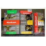 2 Kwikset Deadbolts & Hall & Closet Knob.