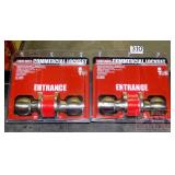 2 New Tell Commercial Keyed Entry Locks.