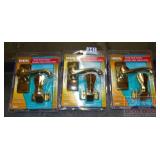 3 New Ideal Brass Storm Door Handles.
