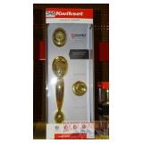 New Kwikset Brass Entry Set.