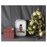 Table Top Xmas Tree & Gift Boxes