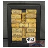 Framed Wine Corks