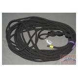 Black Nylon Climbing Rope