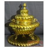 Beautiful Brass Turkish Brazier.