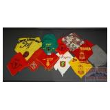 12 Asst. Vintage Boy scout Neckerchiefs