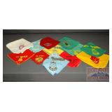 12 Asst. Vintage Boy scout Neckerchiefs