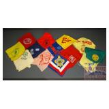 14 Asst. Vintage Boy scout Neckerchiefs