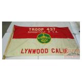 Cool Vintage Boy Scout Troop Flag.