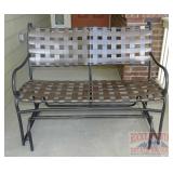 Very Nice Iron Patio Glider.