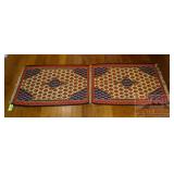 Neat Double Kilim Runner