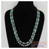 Fantastic 2 Strand Native Am. Turquoise Necklace.