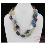 Stunning 2 Strand Native Am. 'Treasure' Necklace.