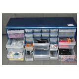 22 Drawer Parts Organizer & Contents