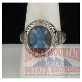 Sterling Silver & Mystic Topaz Cocktail Ring, 10