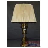 Vintage Heavy Brass Table Lamp