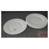 4 11' French Porcelain Dinner Plates