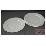 4 11" French Porcelain Dinner Plates