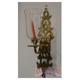 Beautiful Brass Candle Wall Sconce